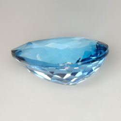 22.67ct Blautopas birnenschliff 21.3x15.8mm