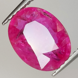 2.86ct Ruby oval cut 10.0x7.6mm