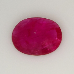 1,29ct Rubin ovalschliff 8,5x7,4mm