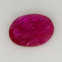 1,29ct Rubin ovalschliff 8,5x7,4mm