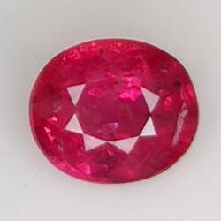 1,33ct Rubin ovalerschliff 7,0x5,9mm