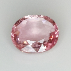 3.61ct Tormalina Rubelite taglio ovale 11.0x9.0mm