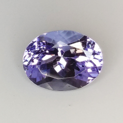 1.77ct Tanzanita talla oval 8.6x6.5mm