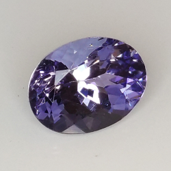 1,77ct Tansanit ovalschliff 8,6x6,5mm