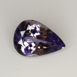 1.54ct Tanzanite pear cut 8.9x6.2mm