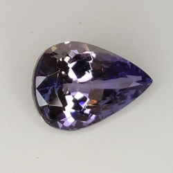 1.54ct Tanzanite pear cut 8.9x6.2mm