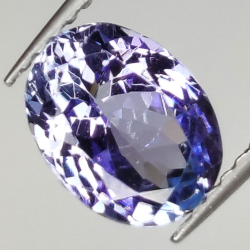 1.80ct Tanzanite taglio ovale 8.5x6.5mm