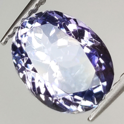 1,80ct Tansanit ovalschliff 8,5x6,5mm