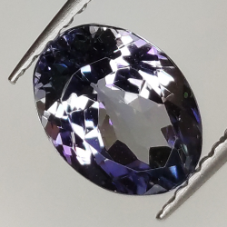 1.81ct Tanzanite coupe ovale 8.4x6.4mm