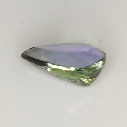 1.56ct Tanzanite Green pear cut 9.2x6.2mm