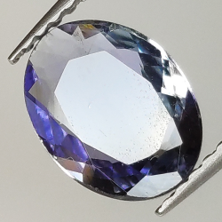 1.51ct Tanzanite coupe ovale 8.9x6.9mm