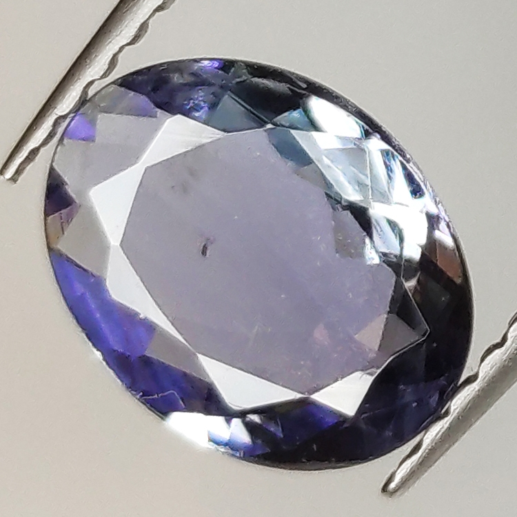 1.51ct Tanzanite coupe ovale 8.9x6.9mm