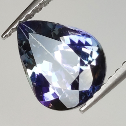 1.72ct Tansanit birneschliff 8.9x7.0mm