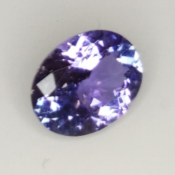 1.53ct Tanzanite taglio ovale 8.5x6.5mm