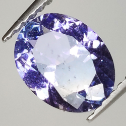 1,53ct Tansanit ovalschliff 8,5x6,5mm