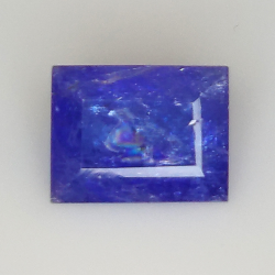 3.64ct Tanzanite coupe rectangulaire 10.0x7.5mm