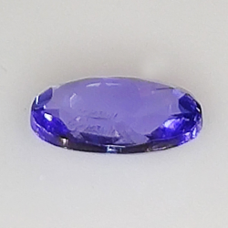 1.12ct Tanzanite coupe ovale 8.0x6.1mm