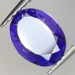 1.12ct Tanzanite oval cut 8.0x6.1mm