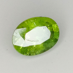 0.67ct Demantoid Garnet oval cut 5.9x4.3mm