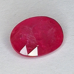 2.17ct Ruby oval cut 9.8x6.9mm