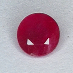 0,66ct Rubin rundschliff 5,2x5,1mm