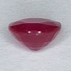 0.66ct Rubino taglio rotondo 5.2x5.1mm