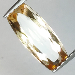 1.46ct Topazio Imperiale taglio cuscino 10.3x4.5mm