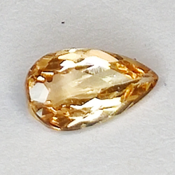 1.29ct Topacio Imperial talla pera 9.4x5.2mm