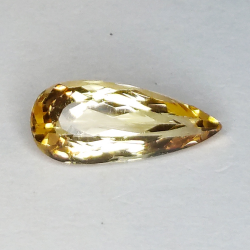 2.27ct Imperial Topaz pear cut 13.5x5.7mm