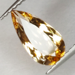 1.12ct Imperial Topas birnenschliff 10.1x5.1mm