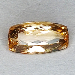 1,39ct Topazio Imperiale taglio cuscino 9,2x4,8mm