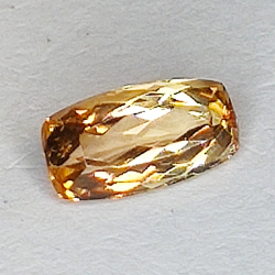 1,39ct Topazio Imperiale taglio cuscino 9,2x4,8mm