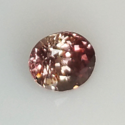 0.94ct Saphir Padparadscha coupe ovale 5.9x5.0mm