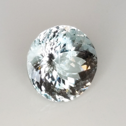 3.71ct Aquamarine round cut 10.2x9.9mm