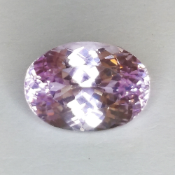 11.98ct Kunzita talla oval 16.4x11.4mm