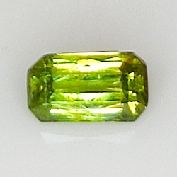 0.93ct Demantoid Garnet radiant cut 7.0x3.9mm