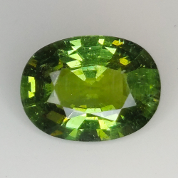 5,18ct Grüner Apatit ovalschliff 12,9x9,7mm