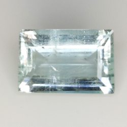 7.52ct Acquamarina taglio rettangolare 15.8x10.2mm