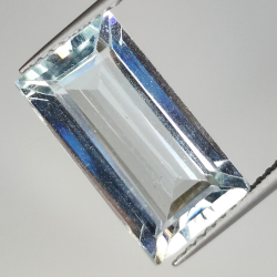 4.95ct Aguamarina talla rectangular 15.1x8.1mm