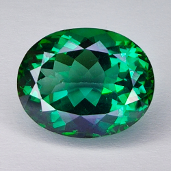 12.68ct Green Topaz oval cut 15.8x12.4mm