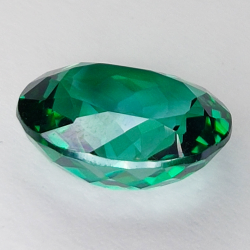 10.24ct Green Topaz oval cut 14.2x12.3mm