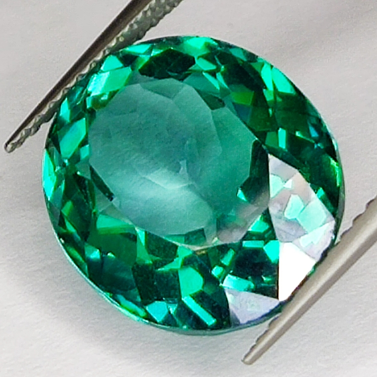 10.24ct Green Topaz oval cut 14.2x12.3mm