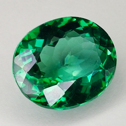 9.81ct Green Topaz oval cut 14.0x11.9mm