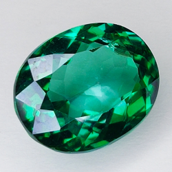 10.70ct Topazio Verde taglio ovale 13.5x11.2mm