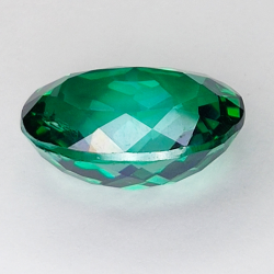 10.70ct Green Topaz oval cut 13.5x11.2mm