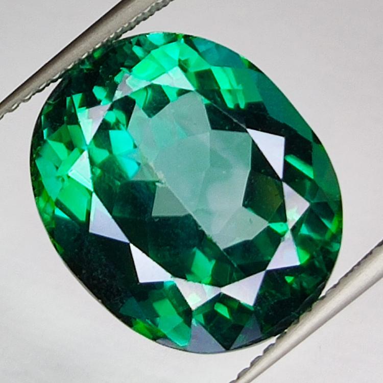 16.56ct Green Topaz oval cut 16x13mm