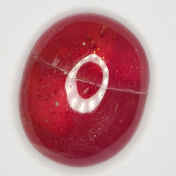 14.70ct Rubino cabochon ovale 16x13mm