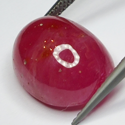 15.20ct Rubino cabochon ovale 14x12mm