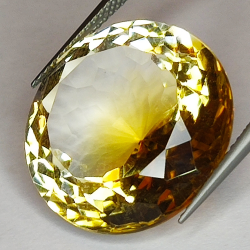 24.79ct Citrino taglio rotondo 20x20mm