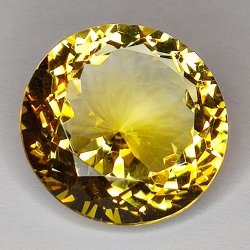 24,79ct Citrin rundschliff 20x20mm